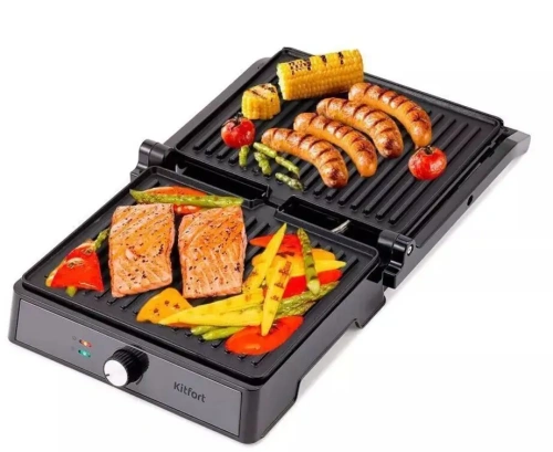 Электрогриль Kitfort KT-1699 — фото, купить в Минске с доставкой по Беларуси — 360shop.by