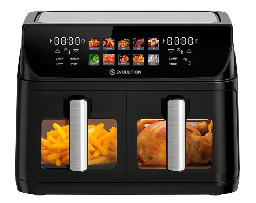Аэрогриль Evolution AIRO 10400ТW Dual — фото, купить в Минске с доставкой по Беларуси — 360shop.by