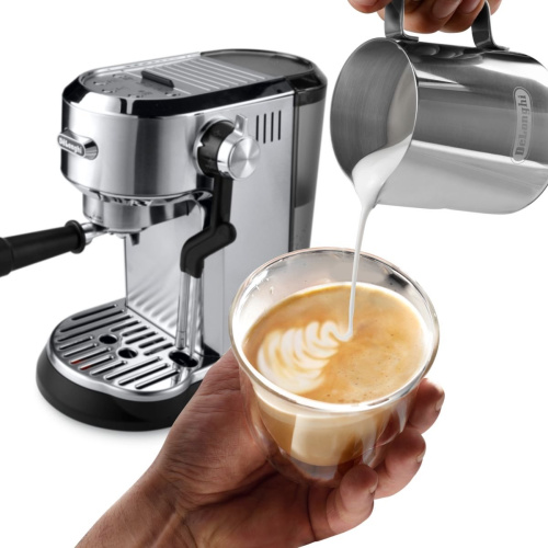 Кофеварка рожковая DeLonghi Dedica Maestro Plus EC 950 M — фото, купить в Минске с доставкой по Беларуси — 360shop.by