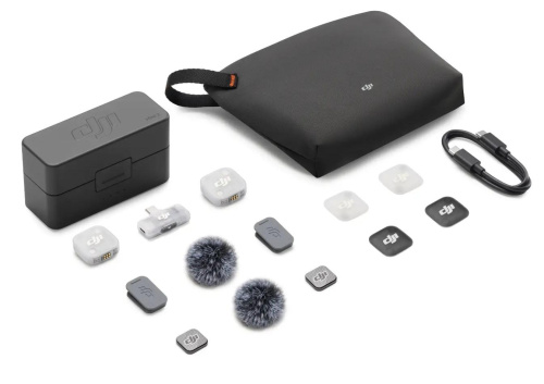 Радиосистема DJI Mic Mini 2 (2TX + 1 Mobile RX + Charging Case) — фото, купить в Минске с доставкой по Беларуси — 360shop.by