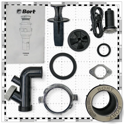 Измельчитель пищевых отходов BORT Caiman (93418064) — фото, купить в Минске с доставкой по Беларуси — 360shop.by