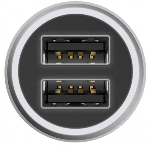Автомобильная зарядное устройство Xiaomi Mi Car Dual-Port Charger 36W QC 3.0 (CC02CZM) — фото, купить в Минске с доставкой по Беларуси — 360shop.by