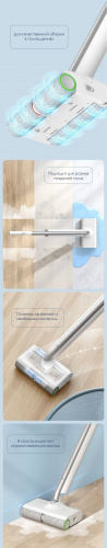 Электрошвабра Xiaomi Mijia Wireless Floor Sweeping Machine (MJXCYTJ) — фото, купить в Минске с доставкой по Беларуси — 360shop.by