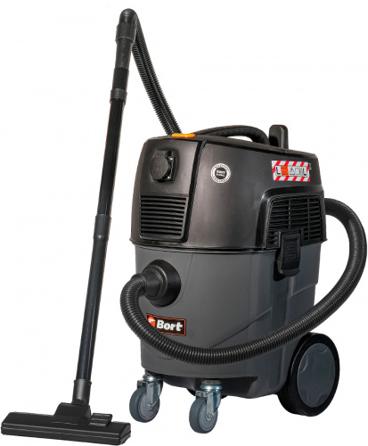 Пылесос строительный Bort BAX-1530M-Smart Clean (93410020) — фото, купить в Минске с доставкой по Беларуси — 360shop.by