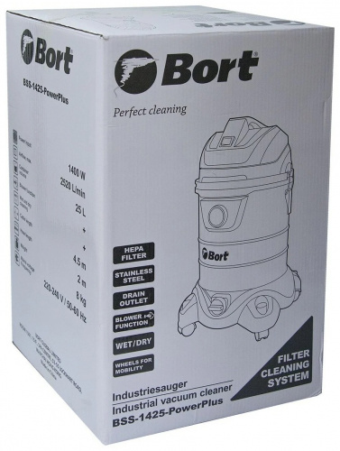 Профессиональный пылесос Bort BSS-1425 PowerPlus