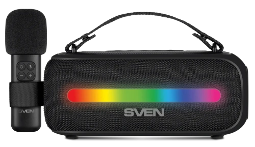 Портативная колонка SVEN PS-255 — фото, купить в Минске с доставкой по Беларуси — 360shop.by