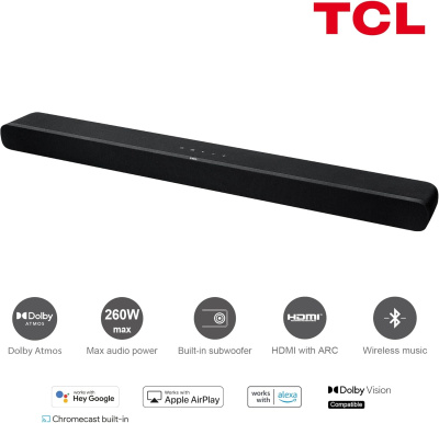 Саундбар TCL TS8211 — фото, купить в Минске с доставкой по Беларуси — 360shop.by