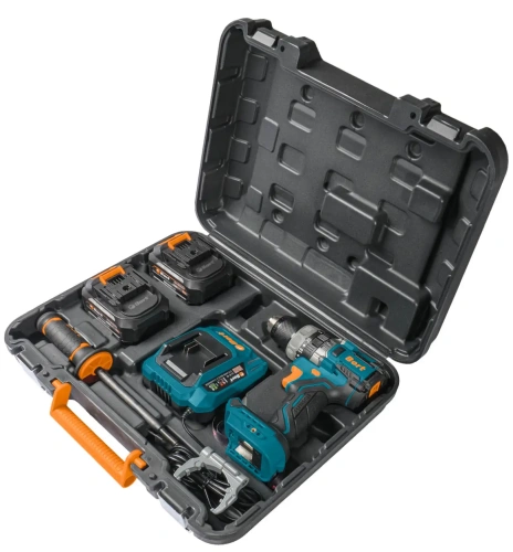 Дрель-шуруповерт аккумуляторная Bort BAB-21Ix2Li-XDK (с 2-мя АКБ, кейс) (93414943) — фото, купить в Минске с доставкой по Беларуси — 360shop.by