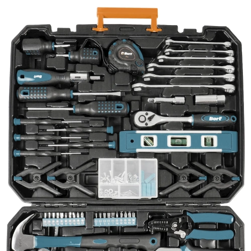 Универсальный набор инструментов Bort BTK-168 (168 предметов) (93418491) — фото, купить в Минске с доставкой по Беларуси — 360shop.by