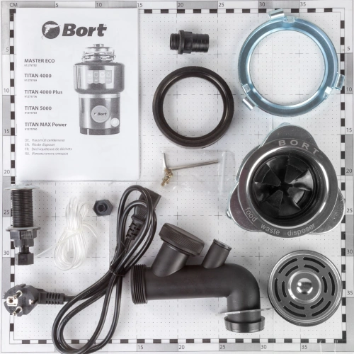 Измельчитель пищевых отходов Bort Titan 4000 Plus (91275776) — фото, купить в Минске с доставкой по Беларуси — 360shop.by