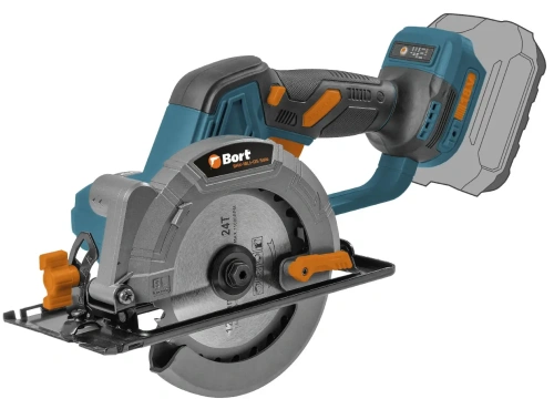 Циркулярная пила аккумуляторная Bort BHK-18Li-125 Solo (без АКБ) (93418354) — фото, купить в Минске с доставкой по Беларуси — 360shop.by