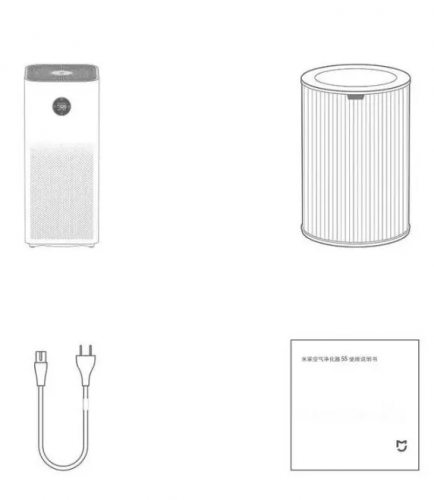 Очиститель воздуха Mijia Air Purifier 5S (AC-M24-SC) — фото, купить в Минске с доставкой по Беларуси — 360shop.by