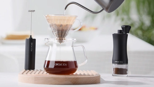 Кофейный набор Circle Joy Manual Coffee Maker Set 9-in-1 (CJ-CFS01) — фото, купить в Минске с доставкой по Беларуси — 360shop.by