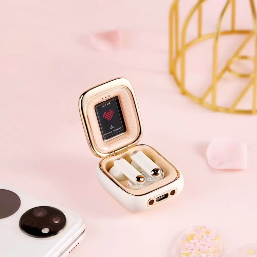 Наушники Rock Retro Style TWS Earphone Clamshell — фото, купить в Минске с доставкой по Беларуси — 360shop.by