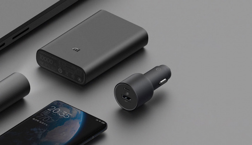 Автомобильное зарядное устройство Xiaomi Mi Car Charger 100W (CC07ZM) — фото, купить в Минске с доставкой по Беларуси — 360shop.by