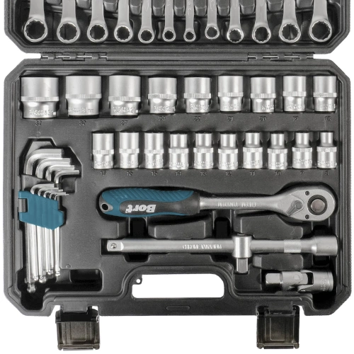 Универсальный набор инструментов Bort BTK-47 (47 предмета) (93418521) — фото, купить в Минске с доставкой по Беларуси — 360shop.by