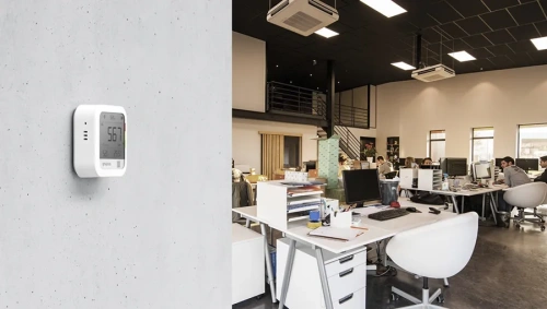 Монитор качества воздуха Qingping CO2 & Temp & RH Monitor (CGP22C) — фото, купить в Минске с доставкой по Беларуси — 360shop.by