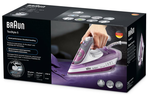 Утюг Braun SI5037VI — фото, купить в Минске с доставкой по Беларуси — 360shop.by