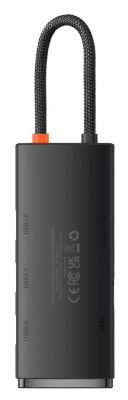 Док-станция Baseus Lite Series 5-Port Type-C HUB Docking Station (WKQX040001) — фото, купить в Минске с доставкой по Беларуси — 360shop.by