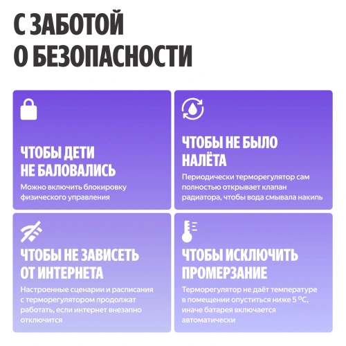 Умный терморегулятор для радиатора Яндекс YNDX-00518 — фото, купить в Минске с доставкой по Беларуси — 360shop.by