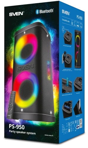 Колонка для вечеринок SVEN PS-950 — фото, купить в Минске с доставкой по Беларуси — 360shop.by