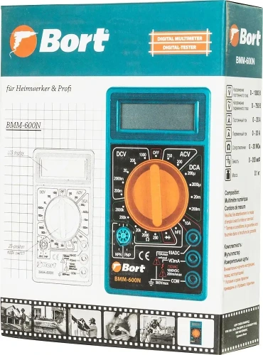 Мультиметр Bort BMM-600N (91271167) — фото, купить в Минске с доставкой по Беларуси — 360shop.by
