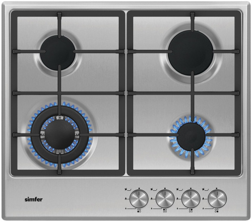 Газовая варочная панель Simfer H60V41M516
