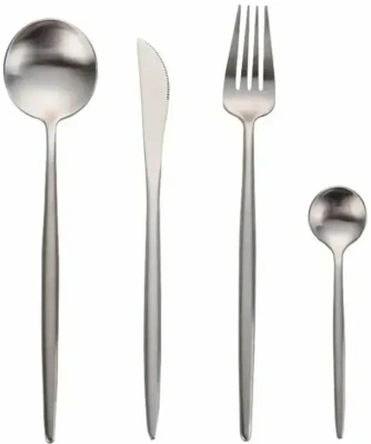 Набор столовых приборов Maison Maxx Stainless Steel Modern Flatware Set (серебристый)