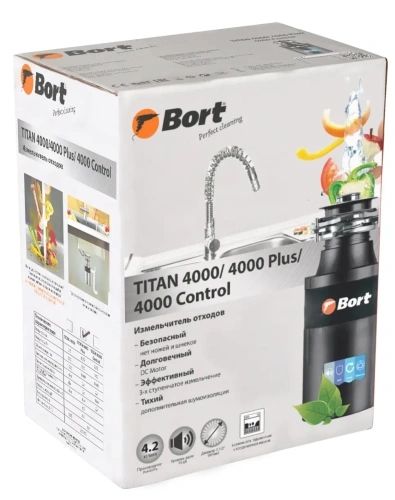 Измельчитель пищевых отходов Bort Titan 4000 Plus (91275776) — фото, купить в Минске с доставкой по Беларуси — 360shop.by