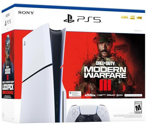 Игровая приставка Sony PlayStation 5 (PS5) Slim + Call of Duty: Modern Warfare III – фото, купить в Минске с доставкой по Беларуси – 360shop.by