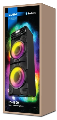 Колонка для вечеринок SVEN PS-1900 — фото, купить в Минске с доставкой по Беларуси — 360shop.by
