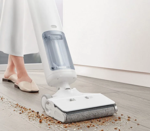 Моющий вертикальный пылесос Mijia Wireless Floor Scrubber (B302CN) — фото, купить в Минске с доставкой по Беларуси — 360shop.by