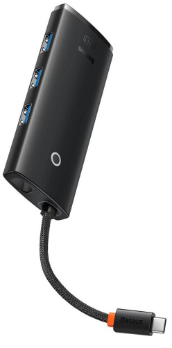 Док-станция Baseus Lite Series 5-Port Type-C HUB Docking Station (WKQX040001) — фото, купить в Минске с доставкой по Беларуси — 360shop.by
