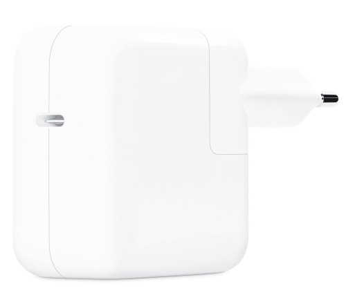 Сетевое зарядное Apple 30W USB-C Power Adapter (MY1W2ZM/A) — фото, купить в Минске с доставкой по Беларуси — 360shop.by