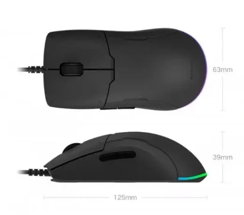Мышь игровая Xiaomi Gaming Mouse Lite (YXSB01YM) (темно-серый) — фото, купить в Минске с доставкой по Беларуси — 360shop.by