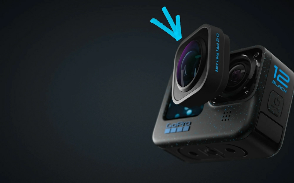 Экшен-камера GoPro HERO12 Black – новый модуль объектива Max 2.0