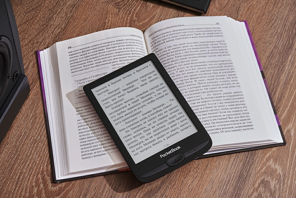 Электронная книга PocketBook 618 Basic Lux 4 – защита зрения и комфорт чтения