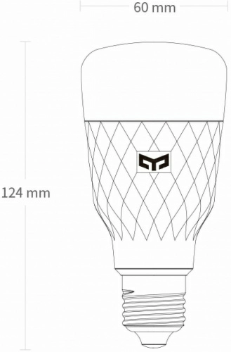Умная светодиодная лампочка Yeelight Smart LED Bulb 1S (YLDP15YL)