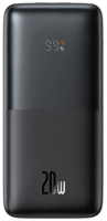 Внешний аккумулятор Baseus Bipow Pro Digital Display Fast Charge Overseas Edition 10000mAh 20W (черный)